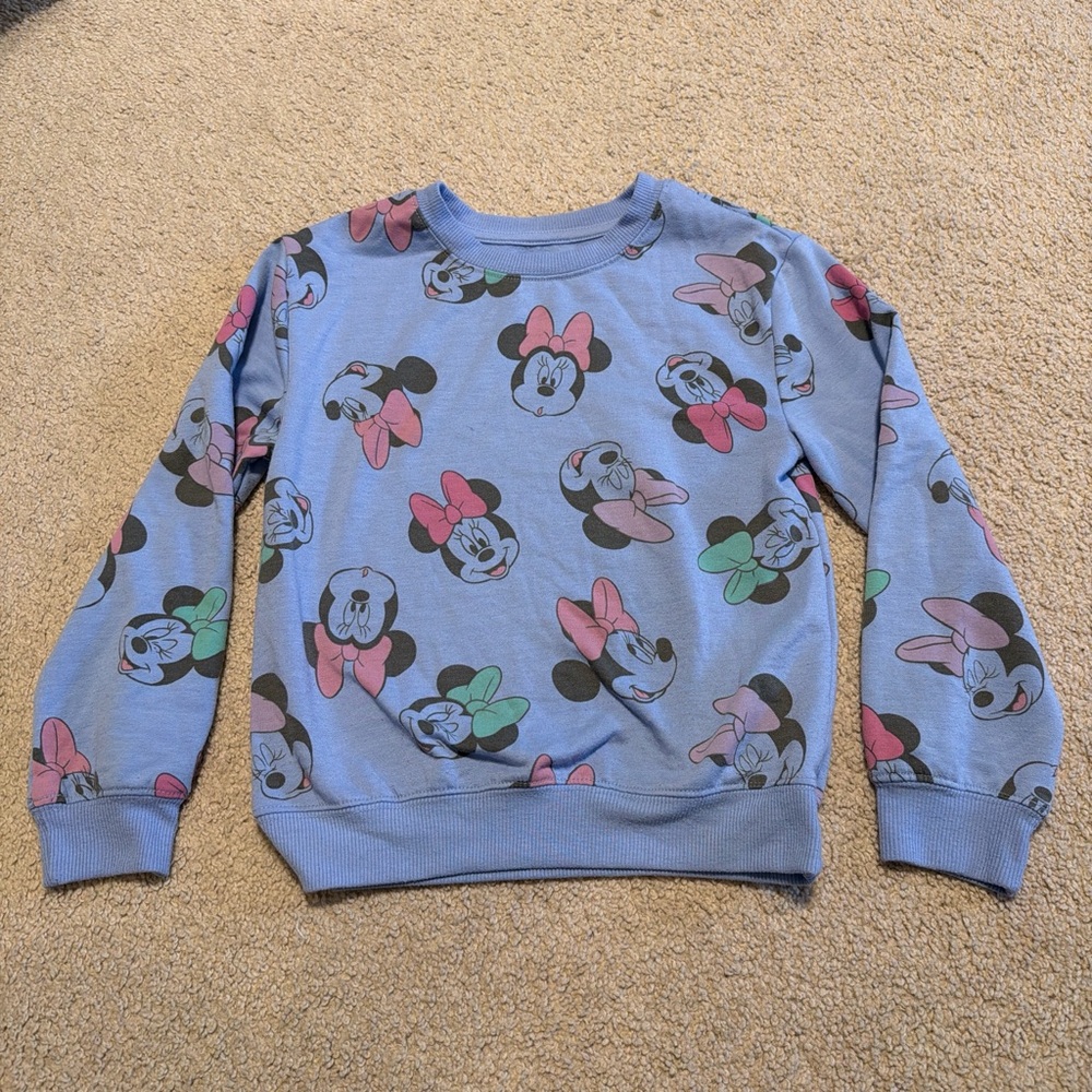 Disney Minnie Mouse Light Blue Kids Shirt